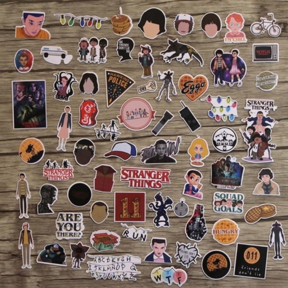 COPY - 66-Piece Stranger Things Stickers